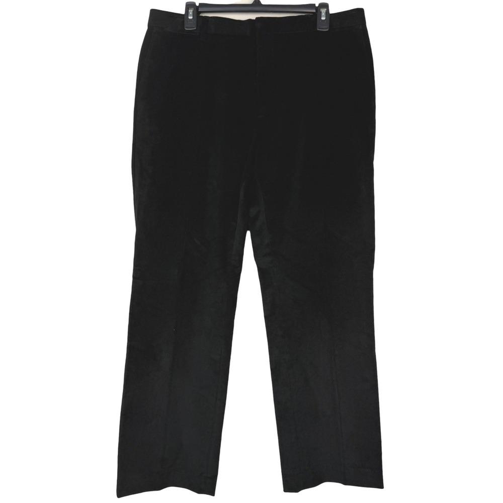 Banana Republic CORDUROY Pants Mens 34x32 Cotton Stretch Classic Fit Black
